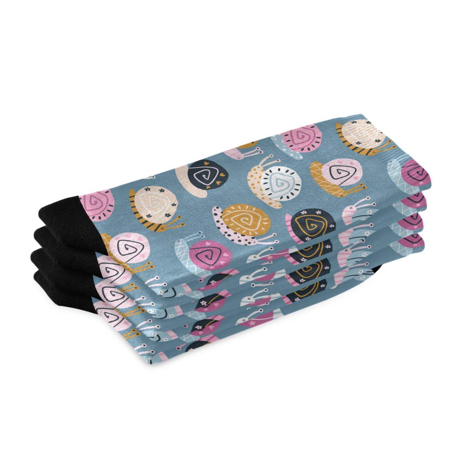 Wusikd Snails Socks for Women and Men Animal Long Socks for Athletic Running 1