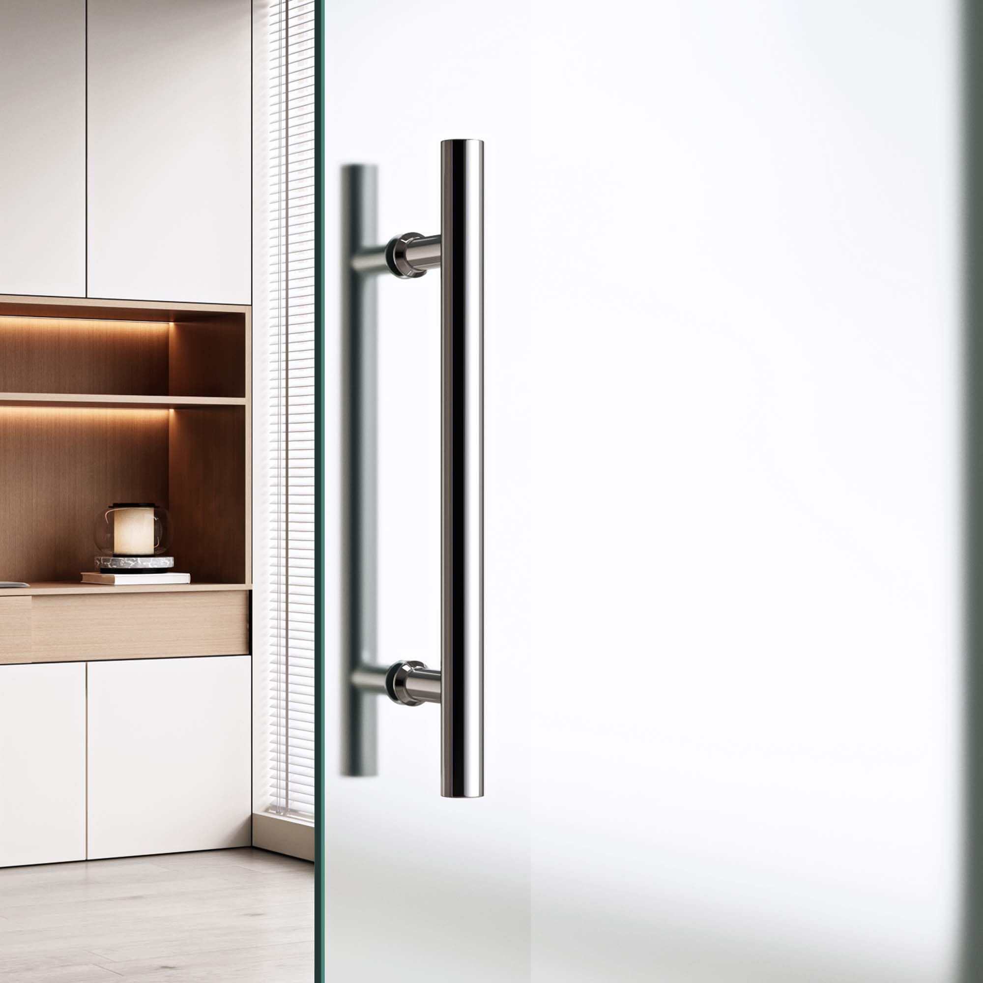 doporro Porte Coulissante Porte Glissante 90 x 215cm avec Amortisseur