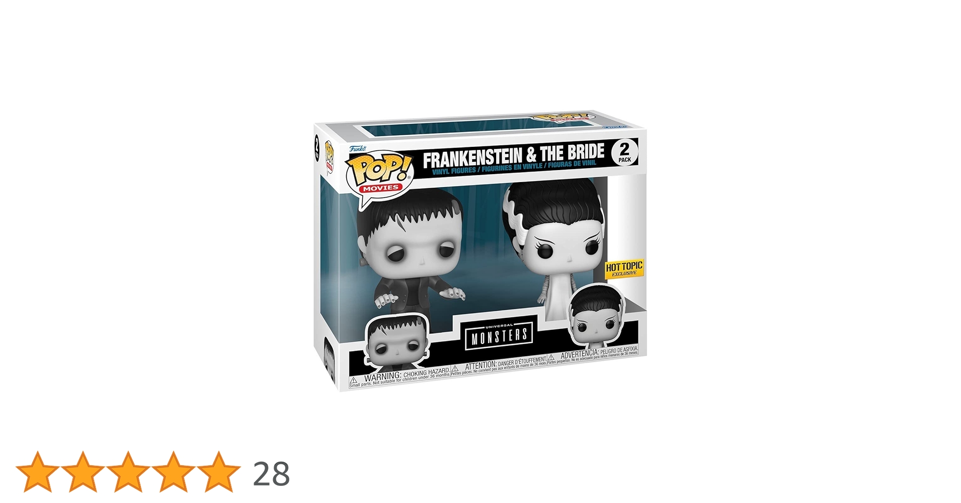 Funko PoP! Universal Monsters - Frankenstein and The Bride