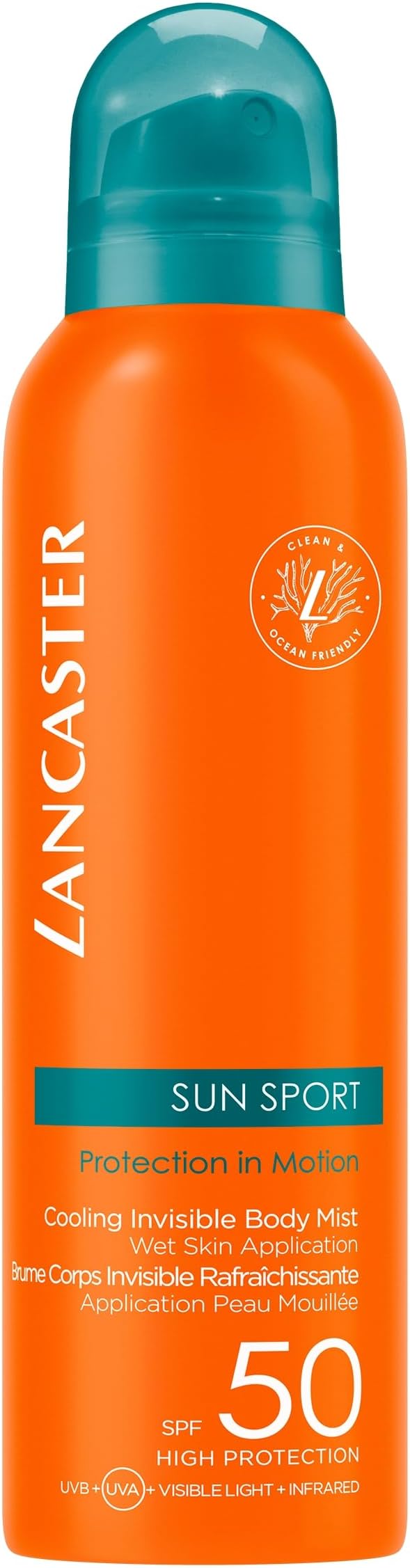 LancasterSun Sport Cooling Invisible Body Mist SPF50 200ml