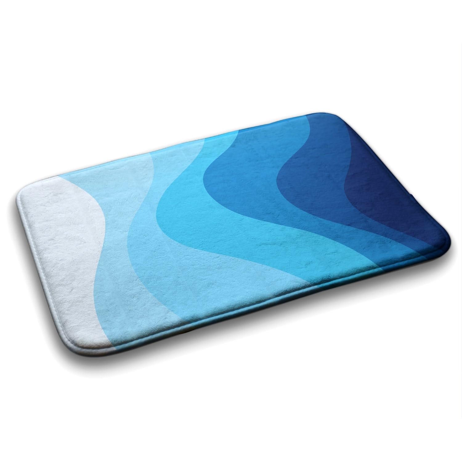 Tapis de salle de bains 90x60 rectangulaire antidérapant Tulup