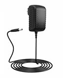 5V 3A AC DC Adapter Compatible with Wockoder KD-2008 KD-2008BL KD2008 KD2008BL 3-Speed Wireless Portable LP Phonograph Record Player Belt-Drive Turntable Vinyl Stereo Speaker