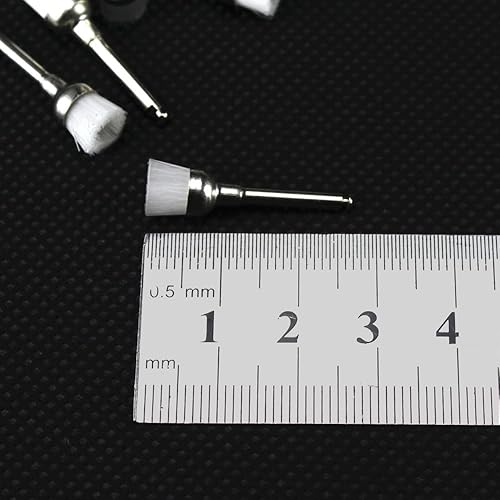 Miniatura 2 de Airgoesin 100pcs Nylon Pulido Pulidor Pulidor Pestillo Tipo RA 2.35 Molienda Herramientas de Limpieza Rotativa