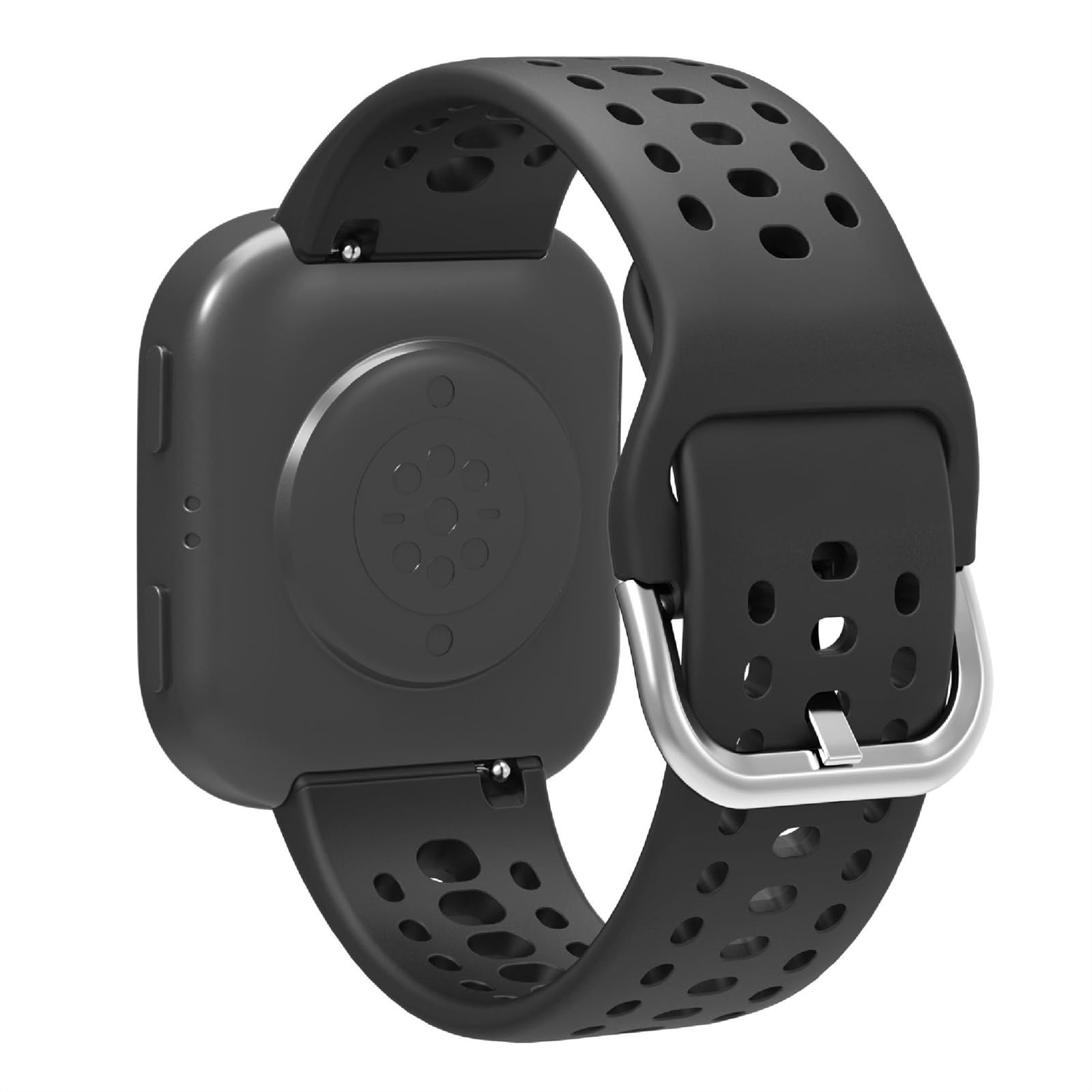 GIOPUEY Cinturini Compatibile con Amazfit Bip 6, Morbido Silicone Cinturino [Resistente all'Usura] [Traspirante] - Red