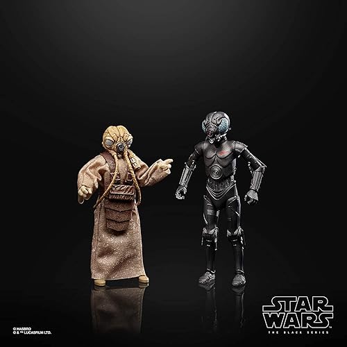Miniatura 3 de STAR WARS The Black Series 4-LOM and Zuckuss Toys - Figuras coleccionables de The Empire Strikes Back de 6 pulgadas, paquete de 2 (exclusivo de