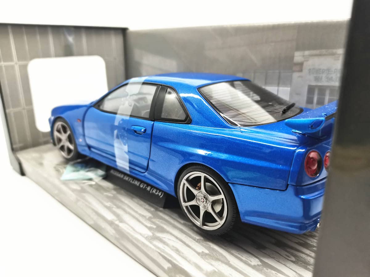 SOLIDO ソリド　Nissan Skyline GT-R (R34)1/18 Amazon | SOLIDO 1/18 日産 スカイライン R34 GT-R ストリート