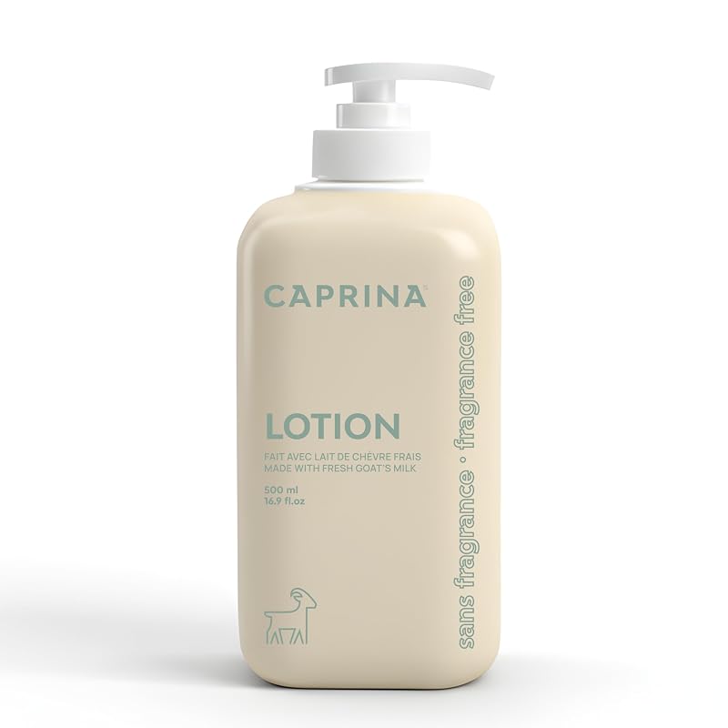 Caprina Loção Corporal de Leite de Cabra sem Fragrância, 500 mL