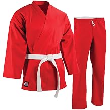 ProForce Gladiator 7.5oz Karate Gi / Uniform - Red - Size 000