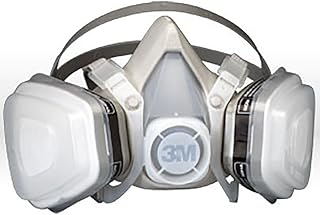 3M Half Facepiece Disposable Respirator Assembly 51P71, NIOSH Approved, Organic Vapor/P95 Respiratory Protection (OV/P95),...