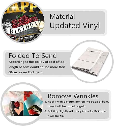 Miniatura 8 de Telón de fondo retro para automóvil de 9 x 6 pies para fiesta de cumpleaños, fiesta temática de los años 50, suministros de decoración de fiesta