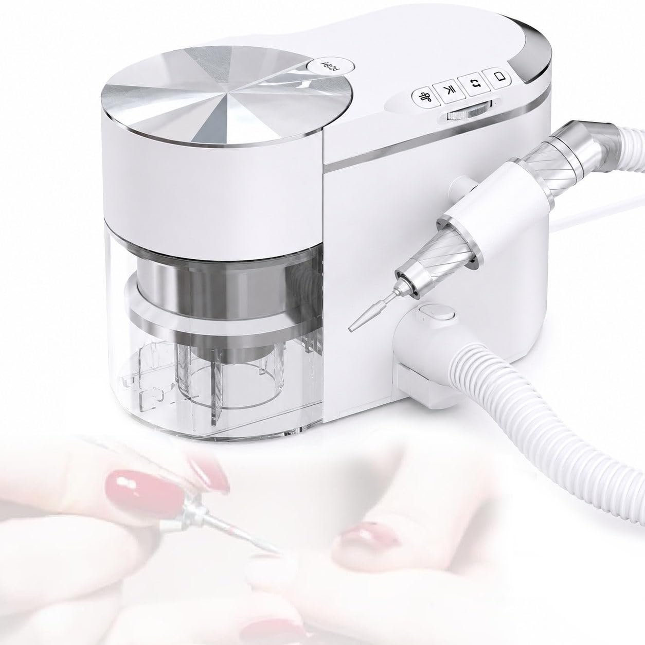 Kit di fresa elettrica per unghie con aspirazione della polvere per saloni