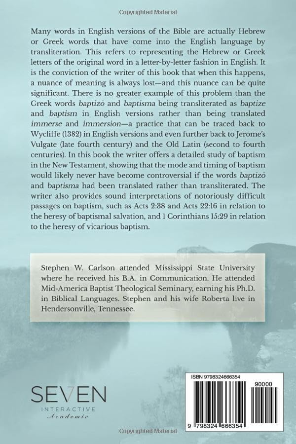 Lost In Translation: Baptism and The Problem of Transliteration in English Versions of The Bible - Image 2