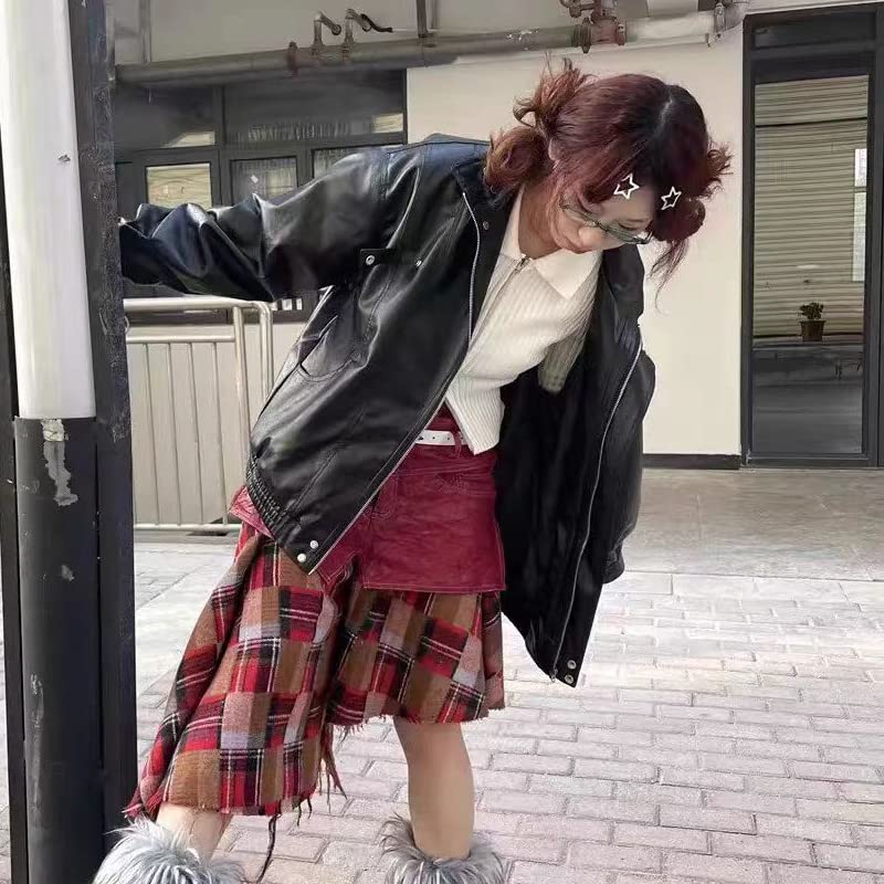 Miniatura 5 de Pinzas para el cabello Y2K de color plateado, 10 piezas, para mujeres y niñas, 10 piezas, accesorios para el cabello de los años 2000, pinzas