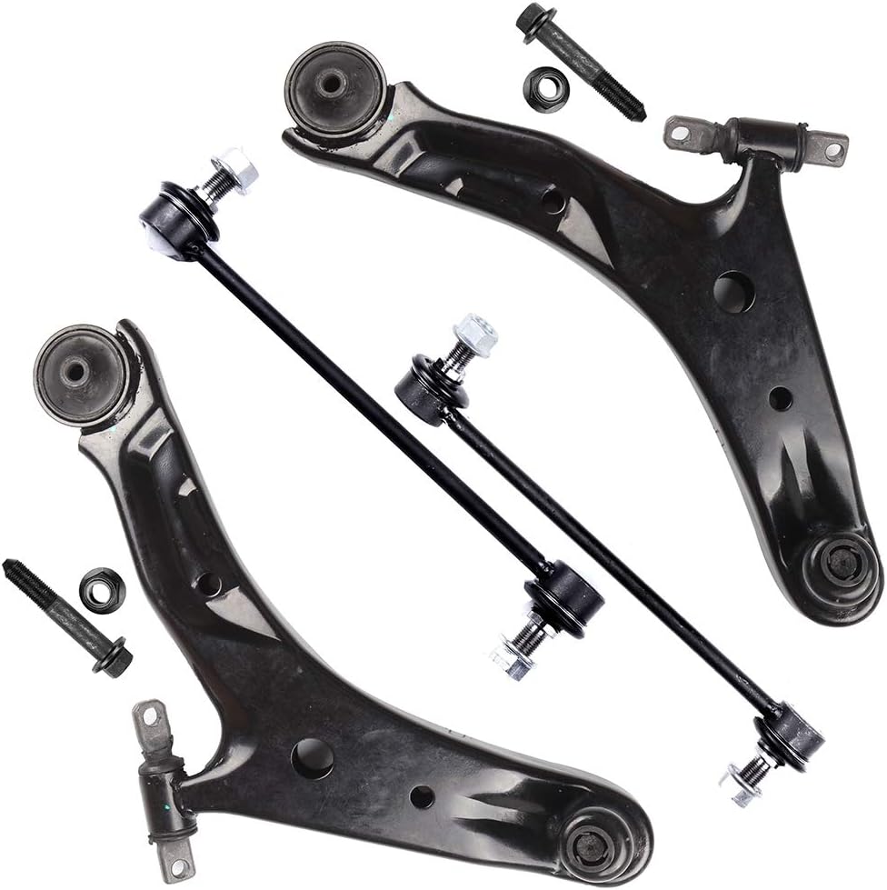 SCITOO 4-PC SET Suspension Kit For Hyundai Santa Fe Front Sway Bar End Link,Lower Control Arm And Ball Joint