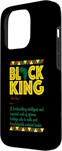 Miniatura 35 de iPhone 13 Pro Max Black King Black Pride African American Black History Case