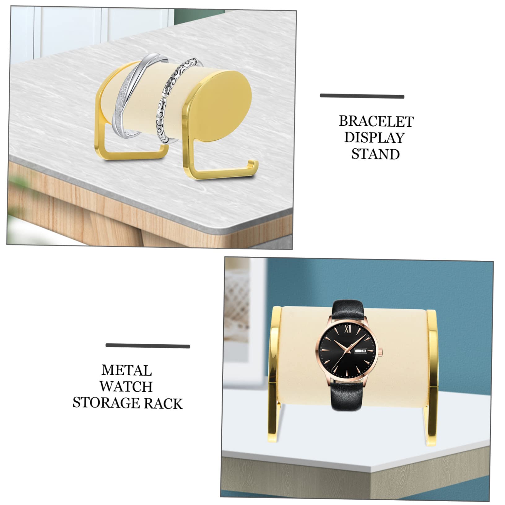 COLLBATH Metall Uhren Display Rack Fenster Deko Schmuckständer Robust Poliert Sicher Für Schmuck Armbänder Uhren Aufbewahrung Für Laden Händler