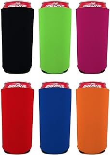 Blank Neoprene 24 oz. Can Coolie (Variety Color 6 Pack)