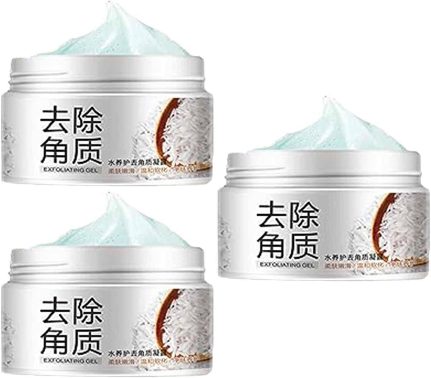Tender Exfoliating Gel, Deep Cleansing, Moisturizing and Gentle Exfoliating Gel, Tender, Smooth, Clear, Horny, Moist and Tender Skin, Skin Care and Exfoliating Gel Scrub (3pcs)