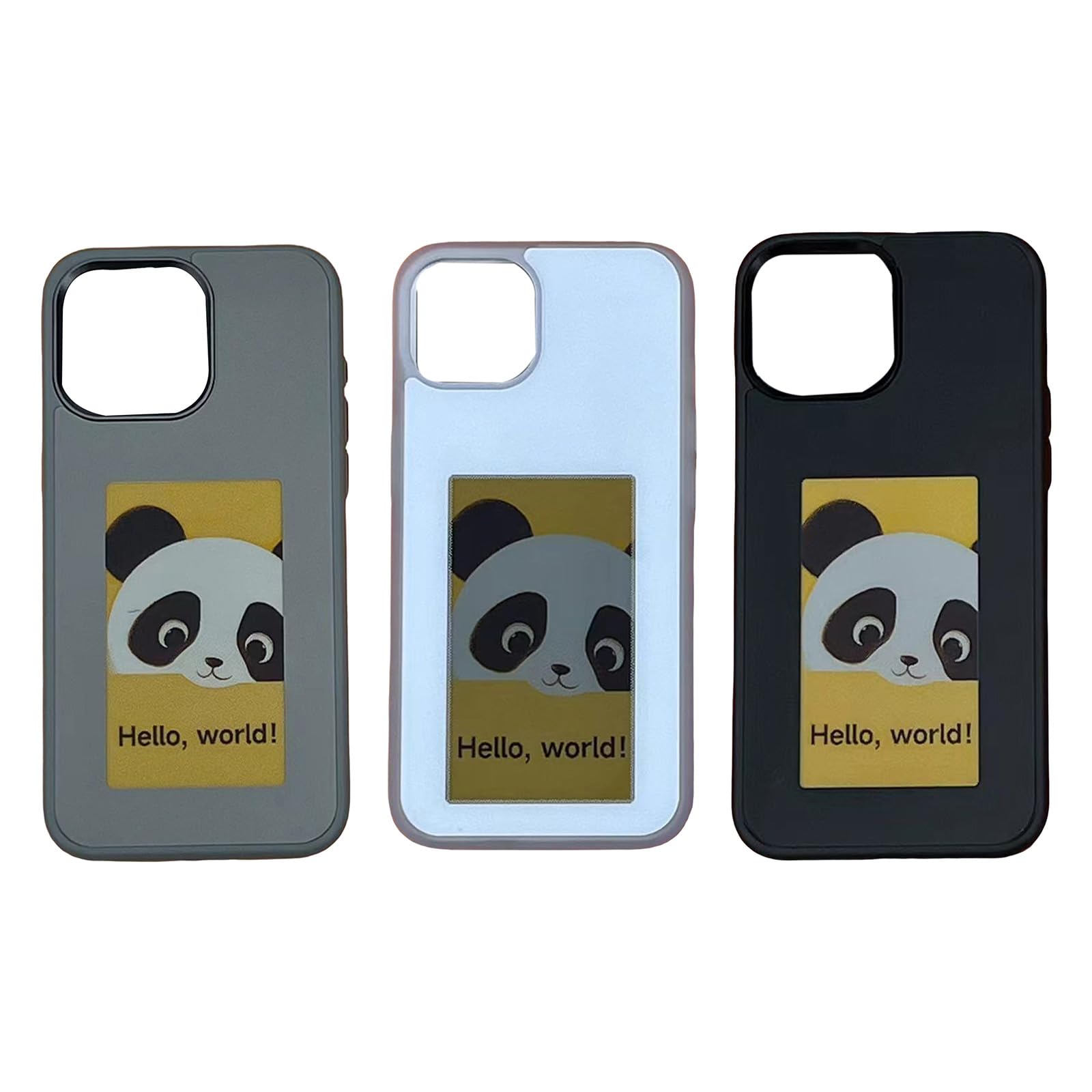 Custodia per telefono, cover in acrilico, 15 GRIGIO, M GRIGIO | Dynamic Abilita la custodia del telefono, schermo di condivisione, aggiorna la custodia del telefono dello schermo