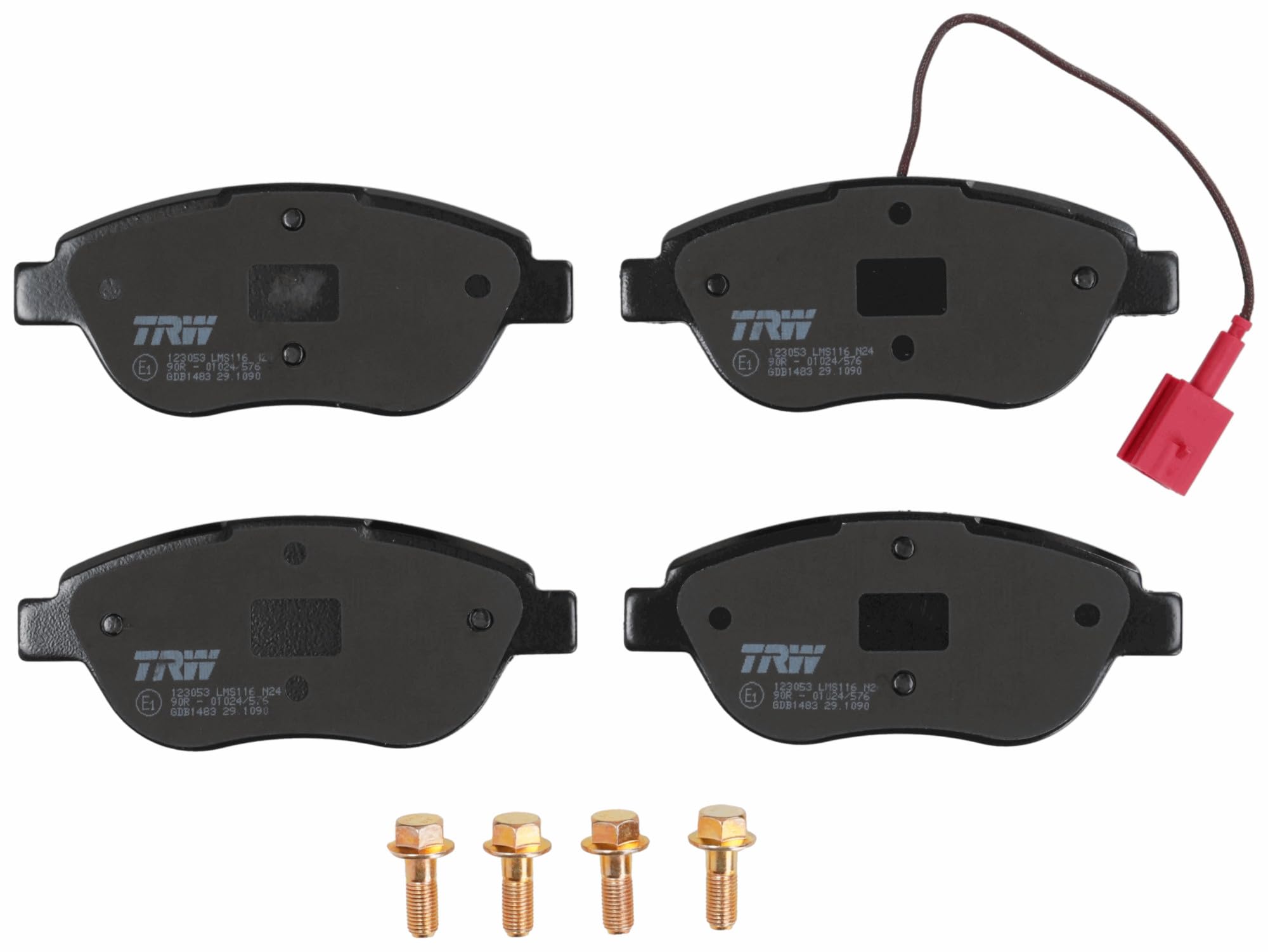 Fits TRW GDB1483 HAM PADS. FRONT SIL.1.8 16V,1.9 JTD  ⭐UK Stock⭐