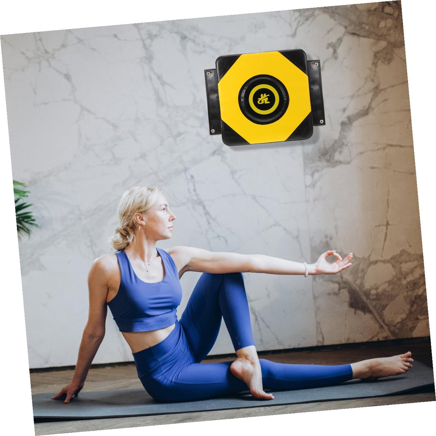 TOYANDONA Wall Mount Boxing Pad Durable Training Target for Kickboxing and Martial Arts Space Saving Design for Home Gyms Versatile for Hooks and Kicks