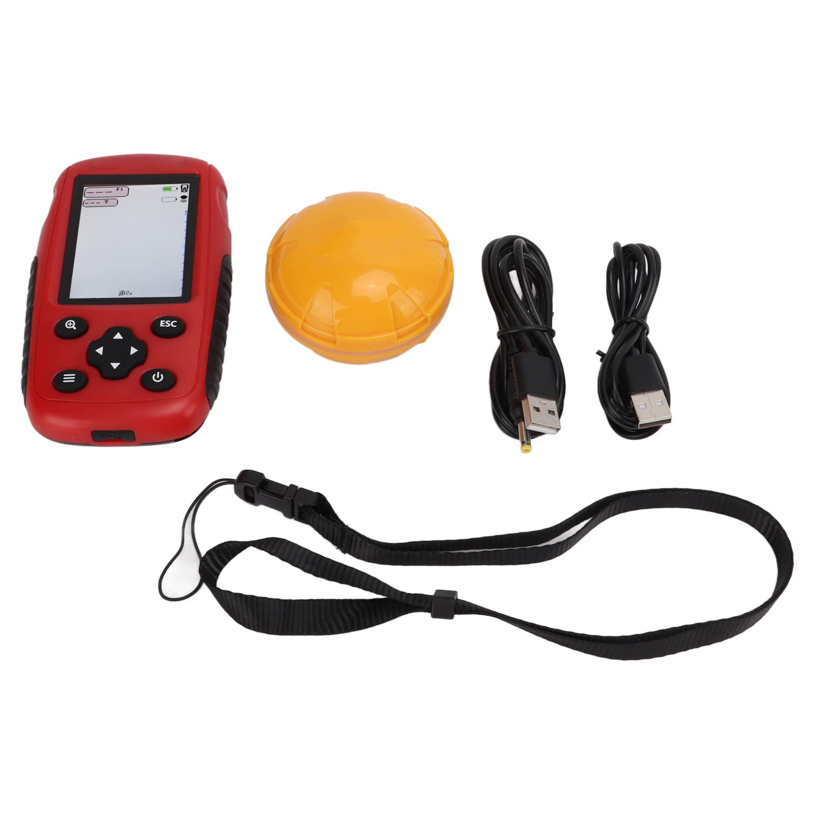 Détection Profondeur Eau Détecteur De Poissons Sans Fil - Sonar Portable HD, Portée 50m, IPX4 écho Sondeur