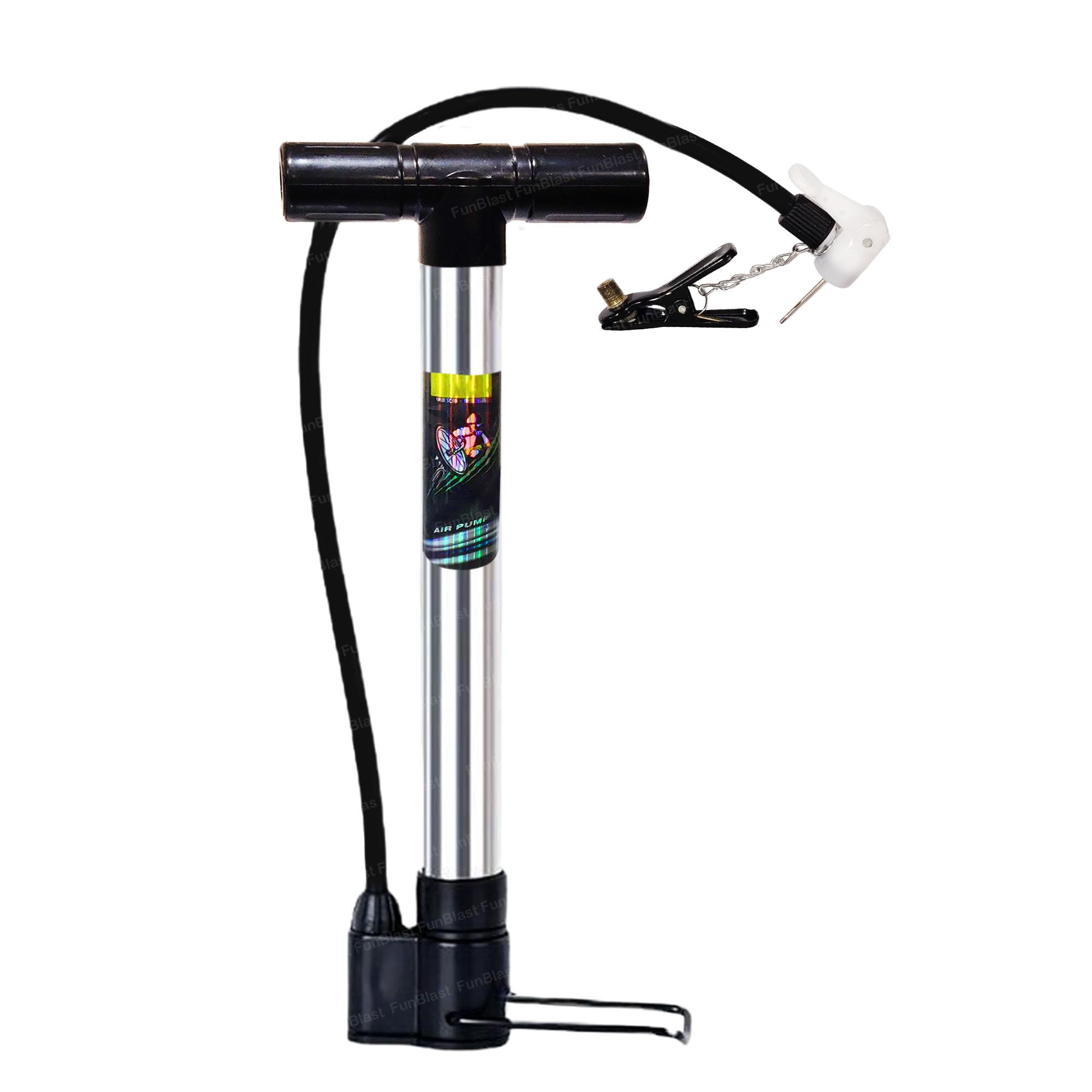 FunBlast Air Pump for Cycle Tyre – Air Pump for Sports Football, Volleyball, Basketball, Rugby, Soccer Ball and Other Inflatable Balls, Portable Air Pump with Needle, Bicyle Pump-image-41