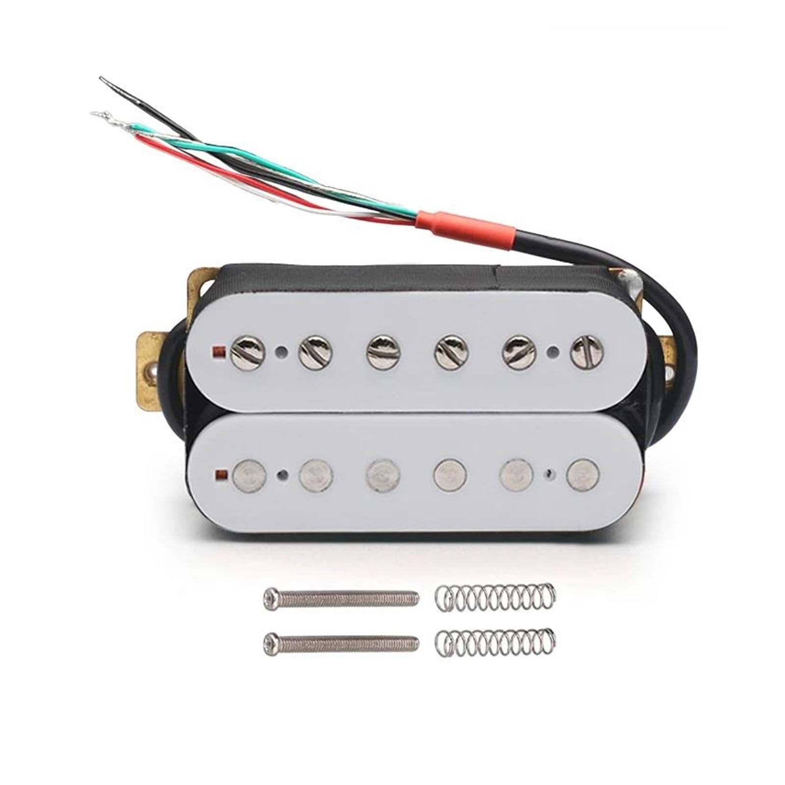 Humbuckers para guitarra eléctrica disponibles en varios colores(White N B)