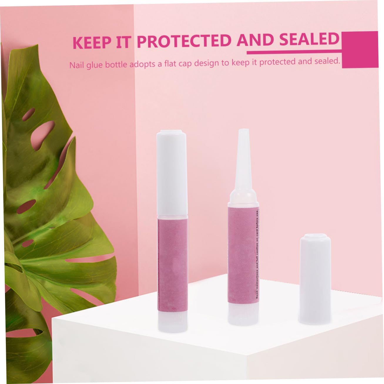 20pcs Nail Art Glue Fast Drying Strong Adhesive Nail Glue for Manicure Kit Professional DIY Use Safe Non Irritating