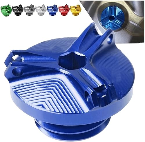 Miniatura 7 de Powersports - Tapones de gas para Yamaha y HA MT-07 FZ-07 MT07 FZ07 2014-2019 2018 2017 Accesorios de aluminio CNC Tapa de aceite de motor de