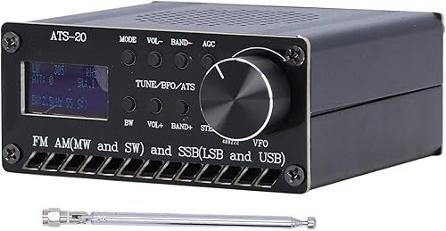 Miniatura 6 de Receptor de radio DSP banda completa DSP FM AM Si4732 puerto USB portátil recargable con antena