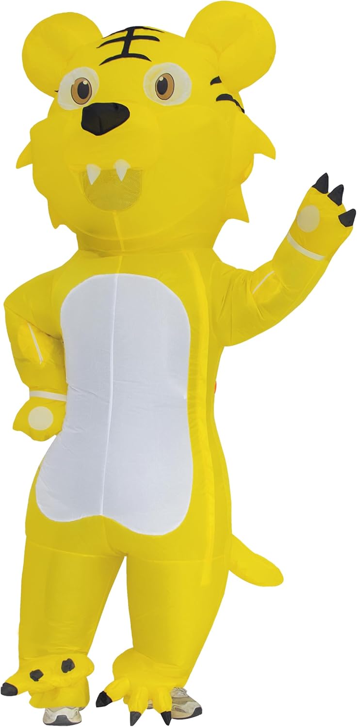 JYZCOS Inflatable Tiger Costume Adult Full Body Blow Up