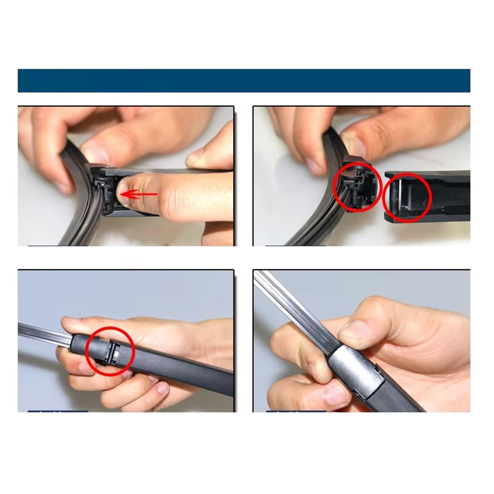 tergicristalli per Auto Compatibile con per Tiguan MK1 2007-2012 2013 2014 2015 2016 2017 24"+21"+13" Spazzole Tergicristallo per Parabrezza Anteriore E Posteriore