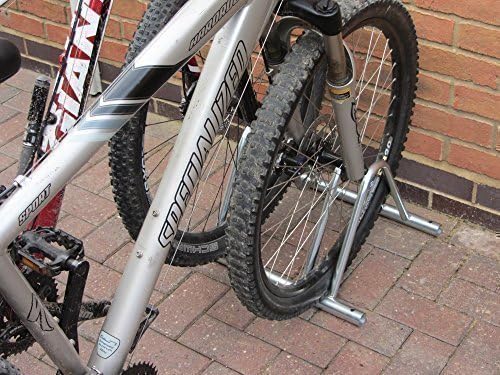 2 Section Zinc Plated Cycle Rack/Bike Rack/Storage Rack by Bison Products