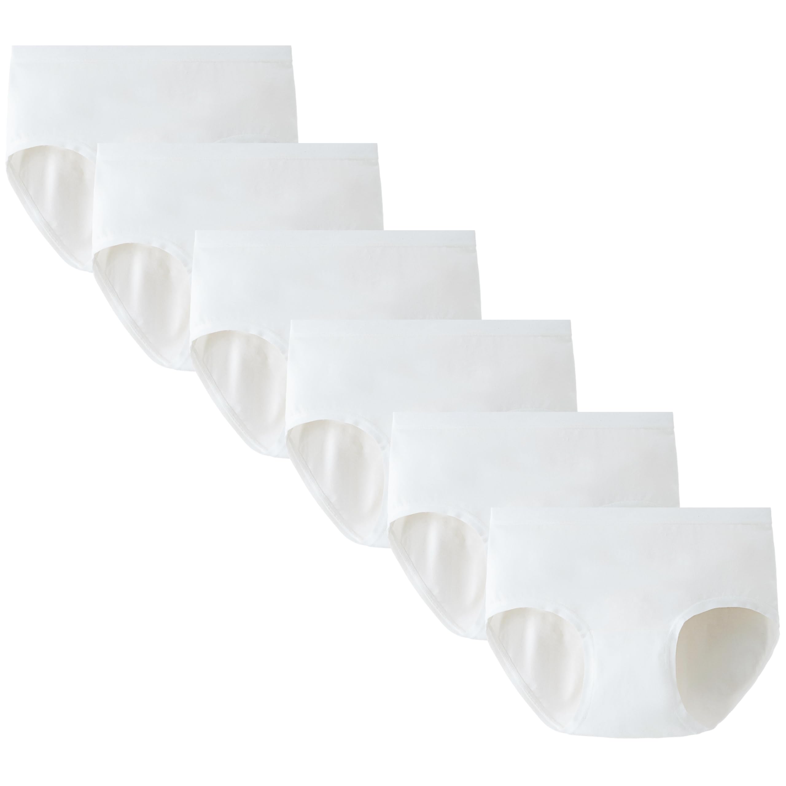 benetia Girls' Underwear Soft Cotton 6-8 Pack