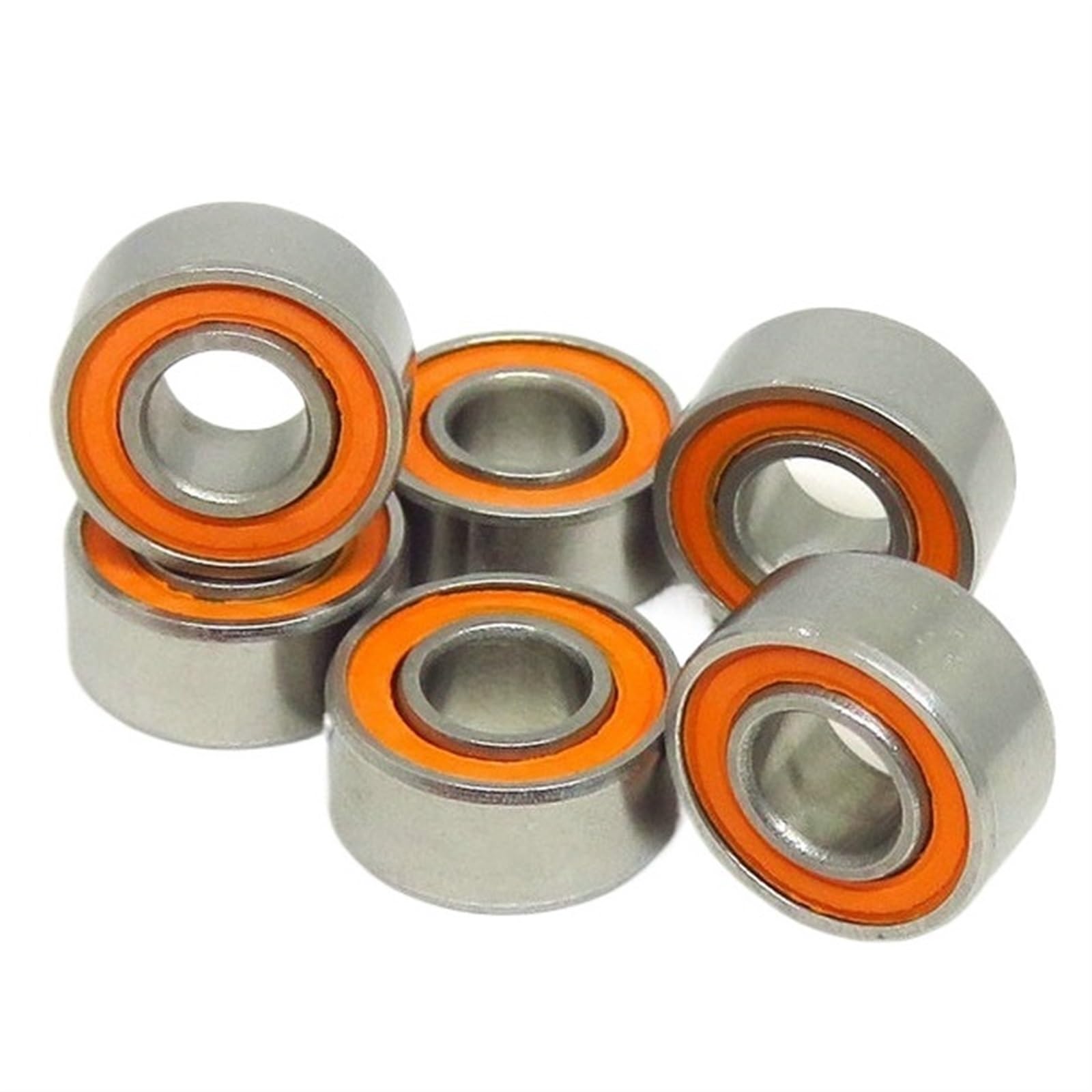 Deep Groove Double Rubber Seal Bearings 10pcs S625 2RS 5x16x5 Mm ABEC-7 Stainless Steel Hybrid Ceramic Bearing 625 S625C RS 2RS 3D Printers Ceramic Balls Bearings(S684C-2OS 4x9x4mm)