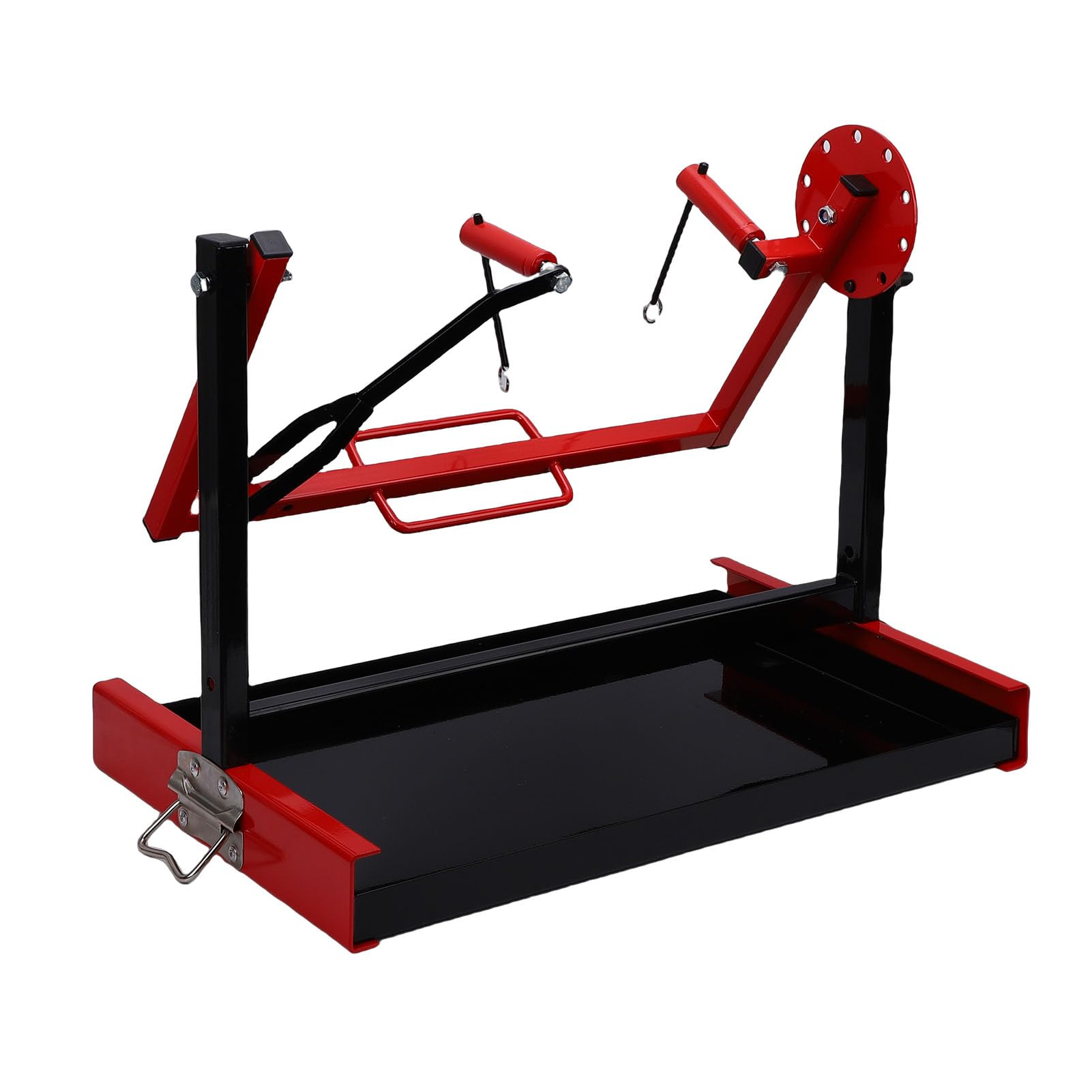 Ejoyous Soporte de Motor de Motocicleta, Soporte Giratorio Ajustable de Metal para Usuarios de Motores de un Solo Cilindro Vertical de 2 Tiempos y 4 Tiempos