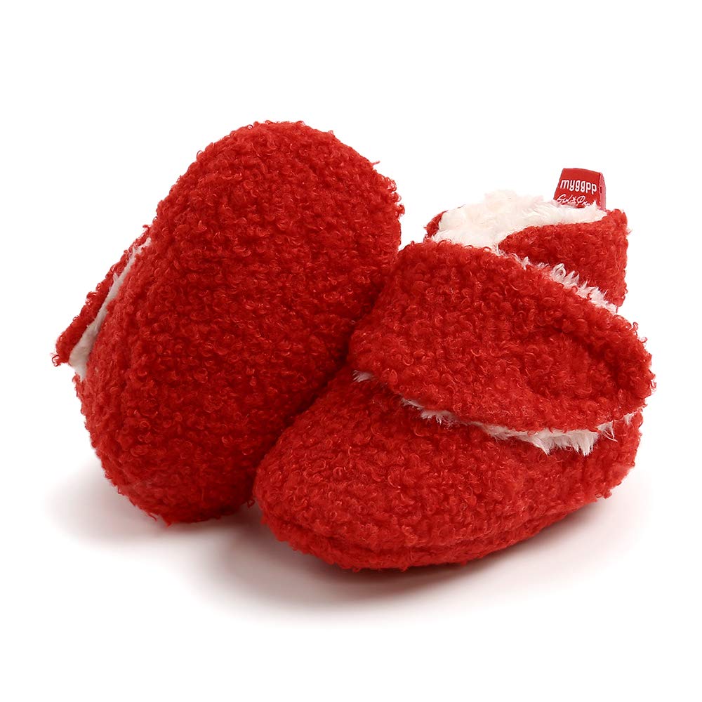 MK MATT KEELY Zapatos Bebe Niña Niño Invierno Botas de calcetín de Recién Nacido Casa con Suela Blanda 0-18 Meses