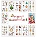 Produktbild ZoomSky 154Pcs Weihnachten Tattoo Kinder Weihnachts Mitgebsel Mädchen Kindertatoo Weihnachtsmann Weihnachtstattoos für Weihnachtsfest Partyspiele