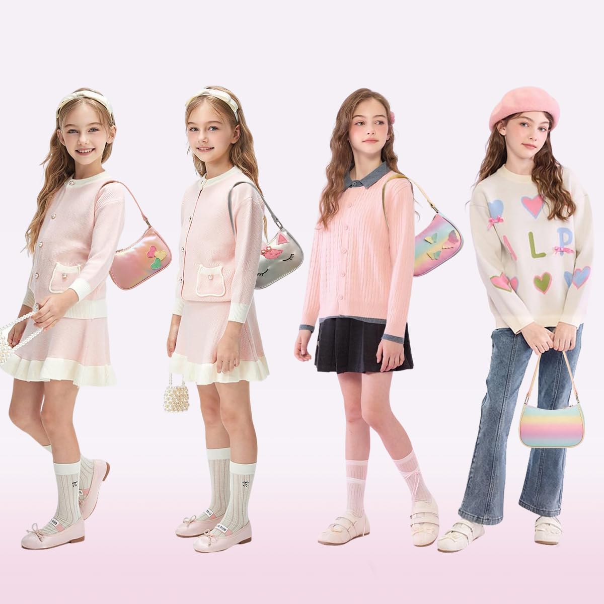 Toddler Purses Little Girls Purse Kids Handbag Shoulder Bag Birthday Gift for 2 3 4 5 6 7 8 Year Old Girl - Image 9