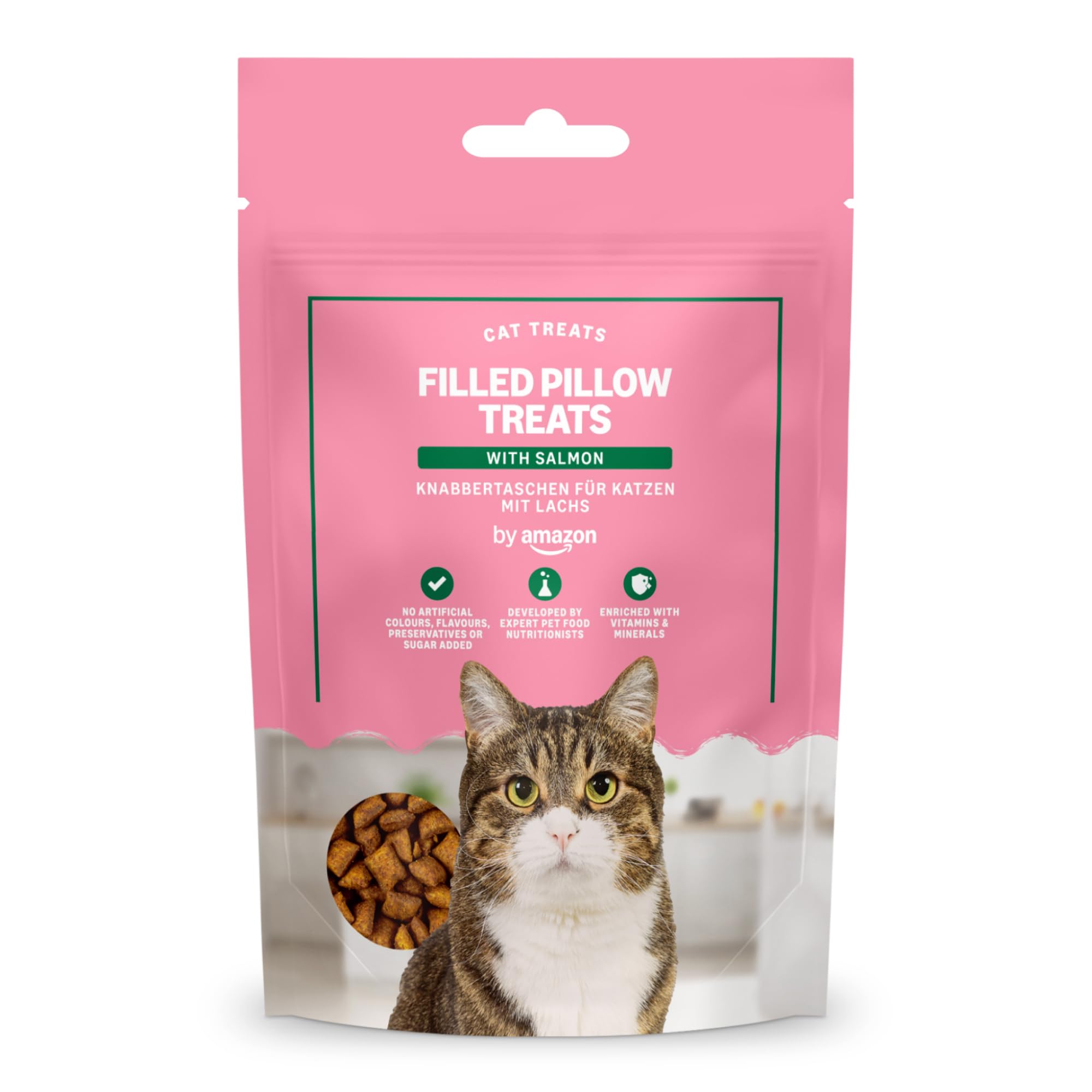 by Amazon Katzenleckerlis, mit Lachs, 70 g