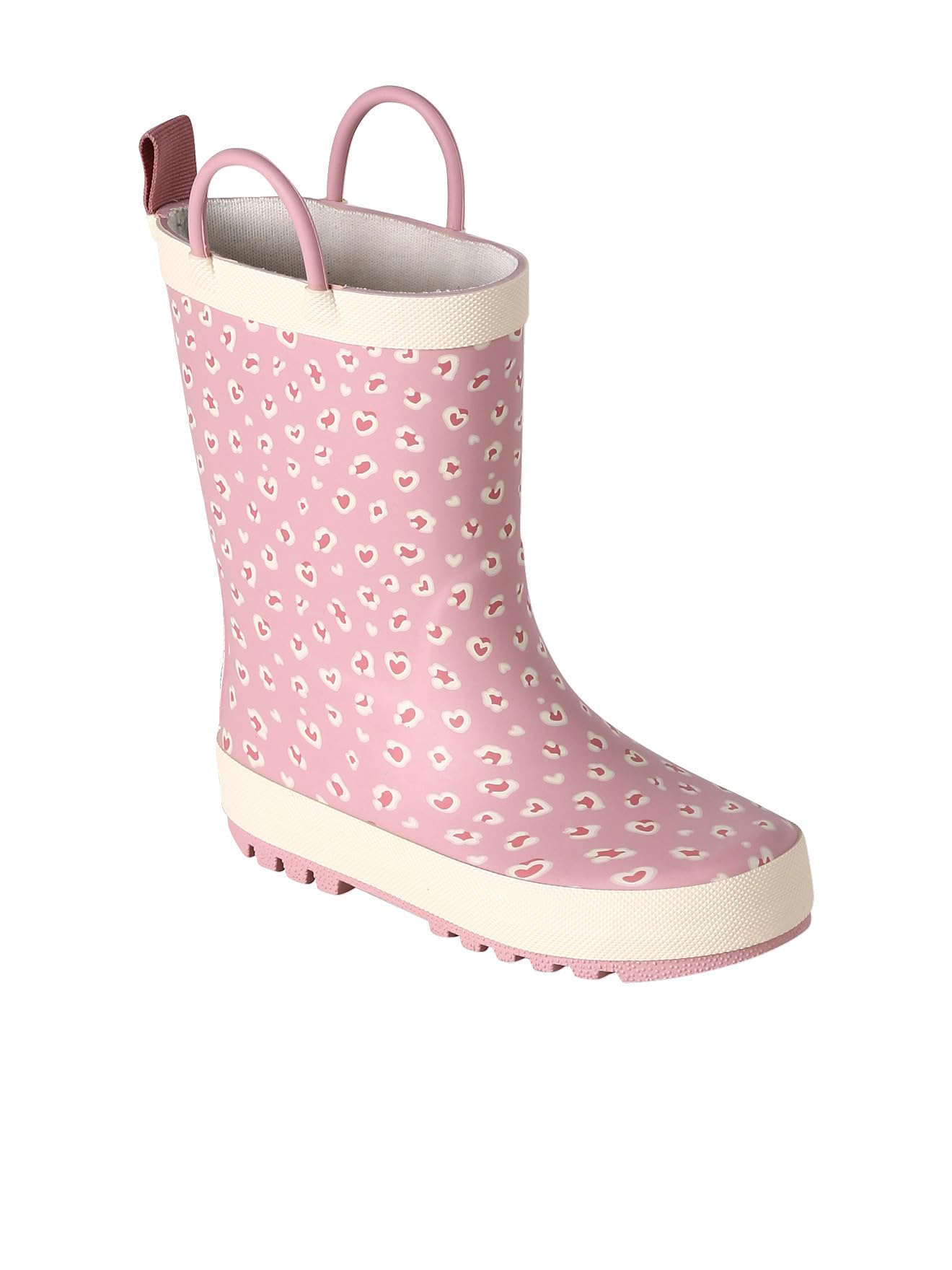 VERTBAUDET Bottes de pluie fille caoutchouc imprimé collection maternelle rose imprimé 26