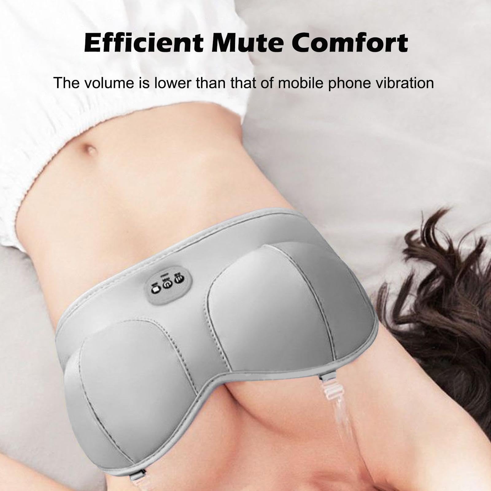 Masajeador de pecho inteligente, dispositivo de embellecimiento de senos, ropa interior de masaje, masajeador eléctrico ajustable de 3 niveles, masajeador de senos inalámbrico, dispositivo de