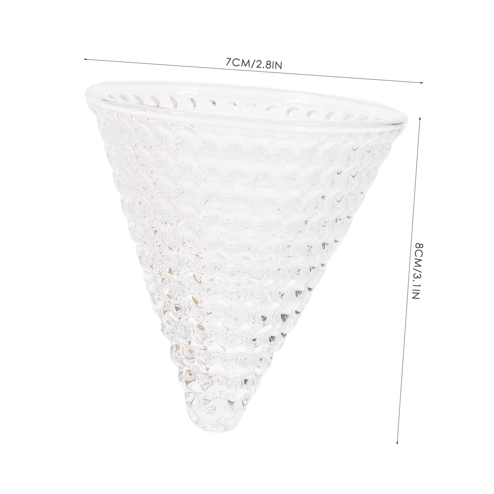 Cabilock 2 Juegos Recipiente Filtro cónico Filtro café cónico Portafiltro para Tazas Vasos y ollas pequeñas Accesorios y Filtro Espesar Taza Filtro Papel Filtro tazón Filtro