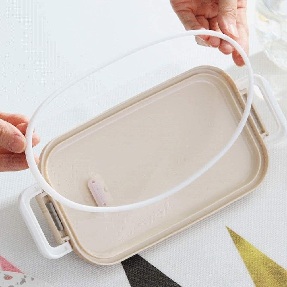Pudełko na lunch Bento Boxes, szczelne dwuwarstwowe pudełko o dużej pojemności, oddychający zawór, izolacja wtrysku wody ，Pudełko na lunch(Pink,Double 1600ml)