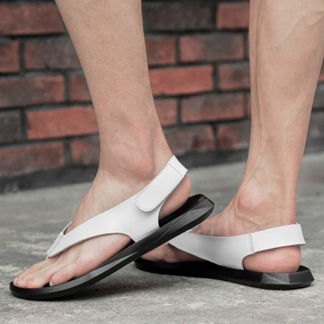 [シュウカ] サンダル メンズ ビーチサンダル 軽量 ホワイト 島ぞうり ビーサン コンフォート シンプルでお洒落 アウトドア 室内