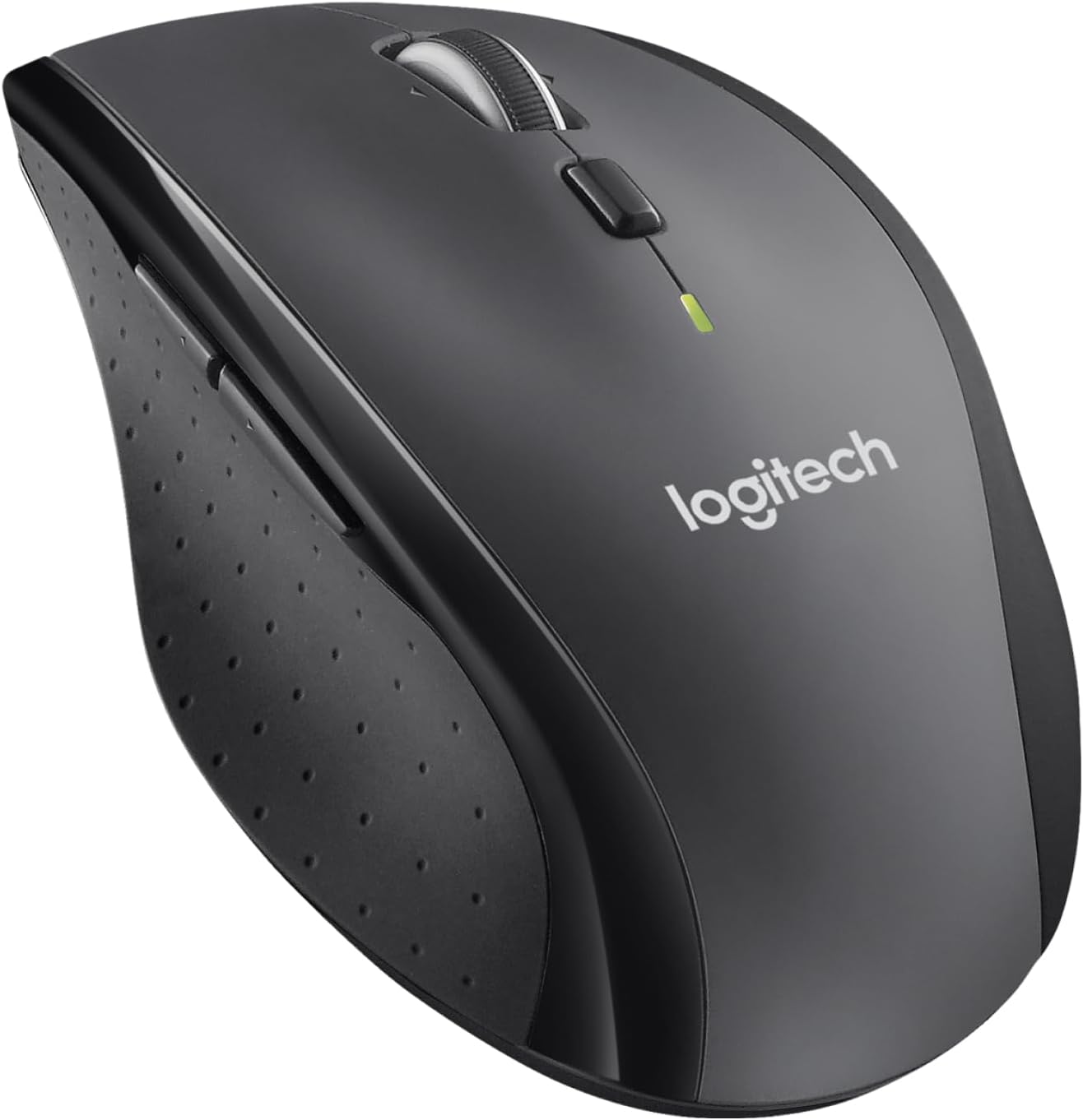 M705 Marathon Wireless Mouse, 2.4 GHz with USB Unifying Mini-Receiver, 1000 DPI Laser Grade Tracking, 7-Buttons, Extra Thumb Buttons, 3-Year Battery Life, PC / Mac / Laptop - Black