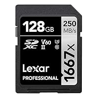 Lexar Professional 1667x Scheda di memoria SDXC 128 GB, UHS-II
