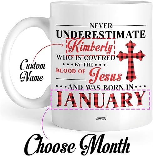 Miniatura 46 de CUBICER Tazas de café personalizadas con nombre personalizado, tazas de cerámica blanca, taza de café de guitarra para amantes de la música