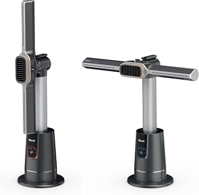 Shark TurboBlade Cool + Heat 2-en-1 Chauffage et ventilateur colonne sans pale, Telecomande, Multidirectionnel jusqu’à 20 mètres, 10 vitesses, Puissance 220W, Minuteur, Facile à nettoyer TH200EU